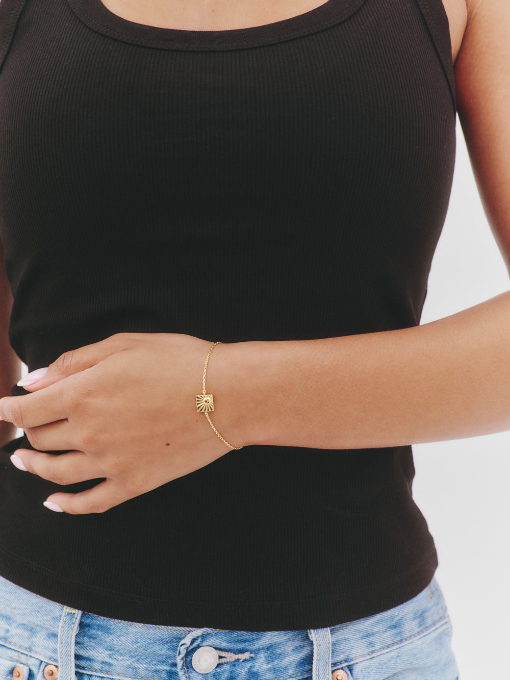 'BE THE SUNSHINE' FIXED CHARM BRACELET