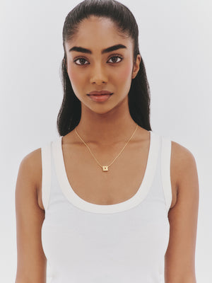 'BRAVER THAN YOU THINK' NECKLACE PENDANT CHARM
