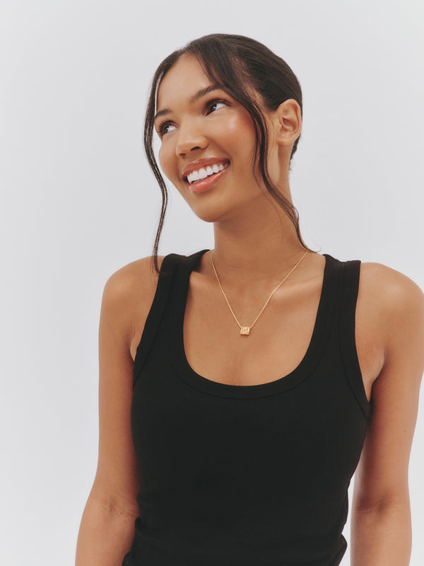 'TRUST IN THE TIMING' NECKLACE PENDANT CHARM