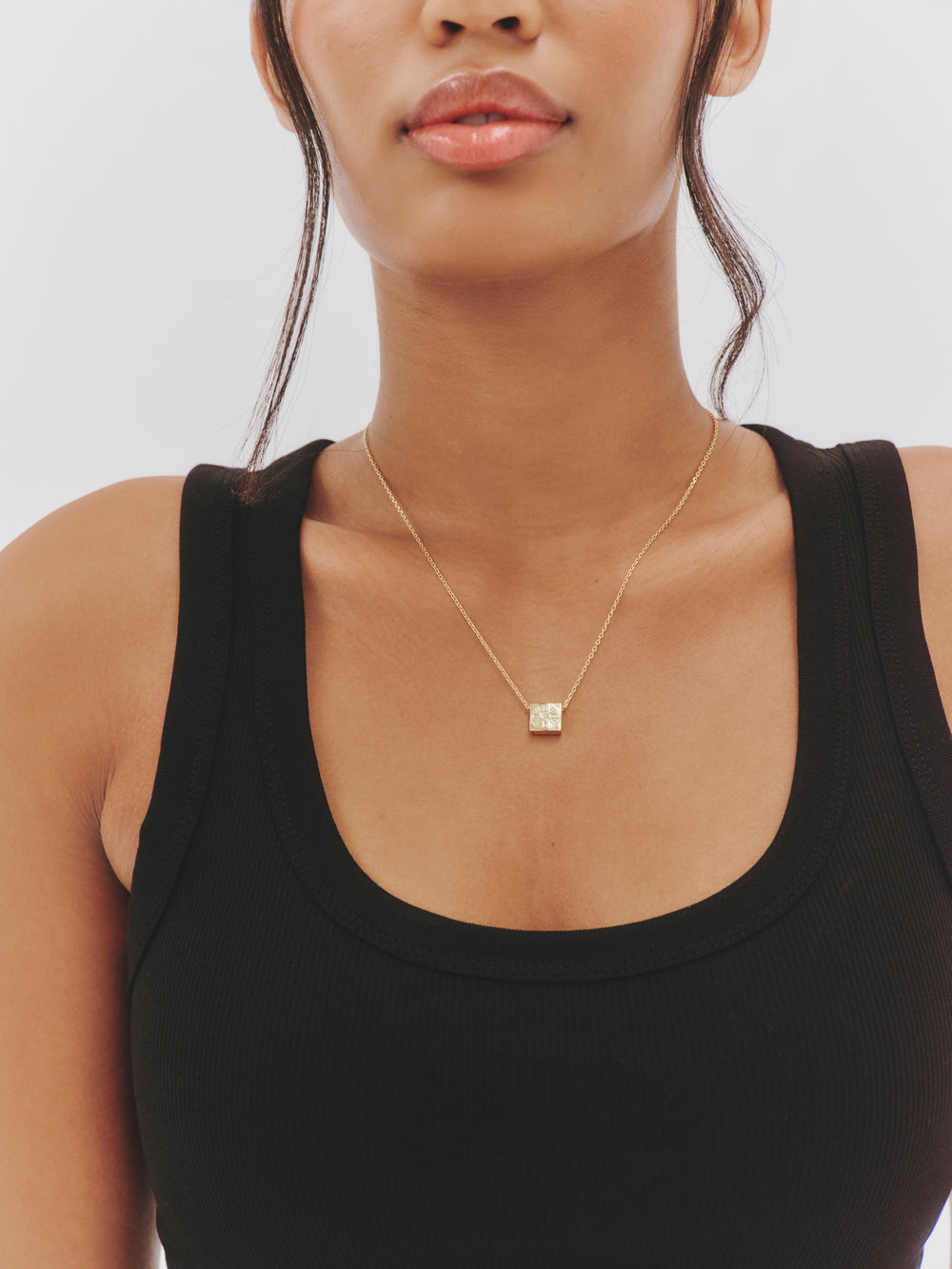 'TRUST IN THE TIMING' NECKLACE PENDANT CHARM
