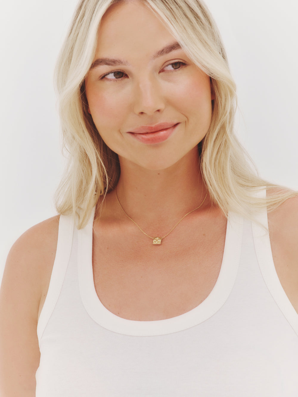 'TRUST IN THE TIMING' NECKLACE PENDANT CHARM