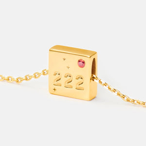 222 - ALIGNMENT NECKLACE PENDANT CHARM