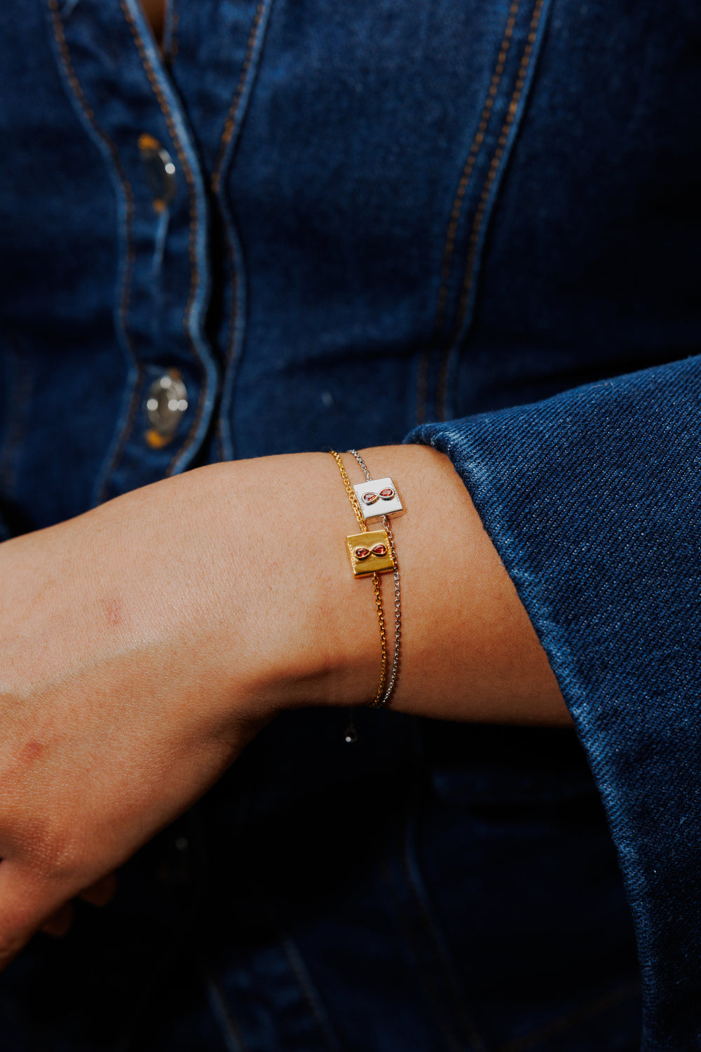 THIS TOO SHALL PASS FIXED CHARM BRACELET - (925 Sterling Silver)