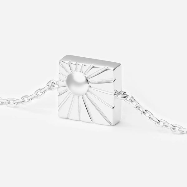 'BE THE SUNSHINE' FIXED CHARM BRACELET (925 Sterling Silver)