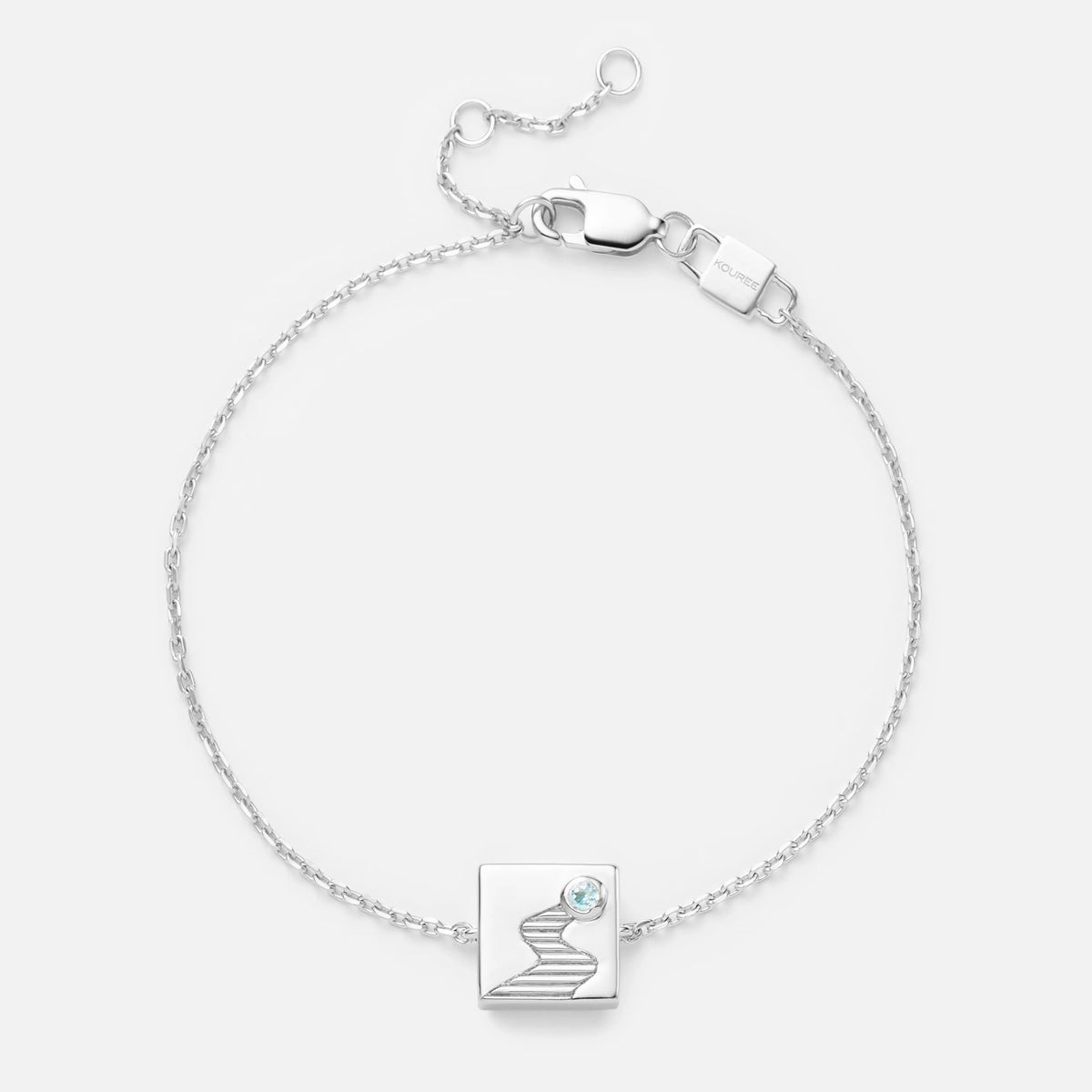 'You Know The Way' Fixed Charm Bracelet in 925 Sterling Silver