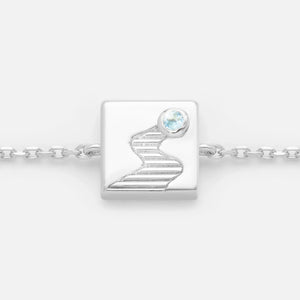 'YOU KNOW THE WAY' FIXED CHARM BRACELET (925 Sterling Silver)