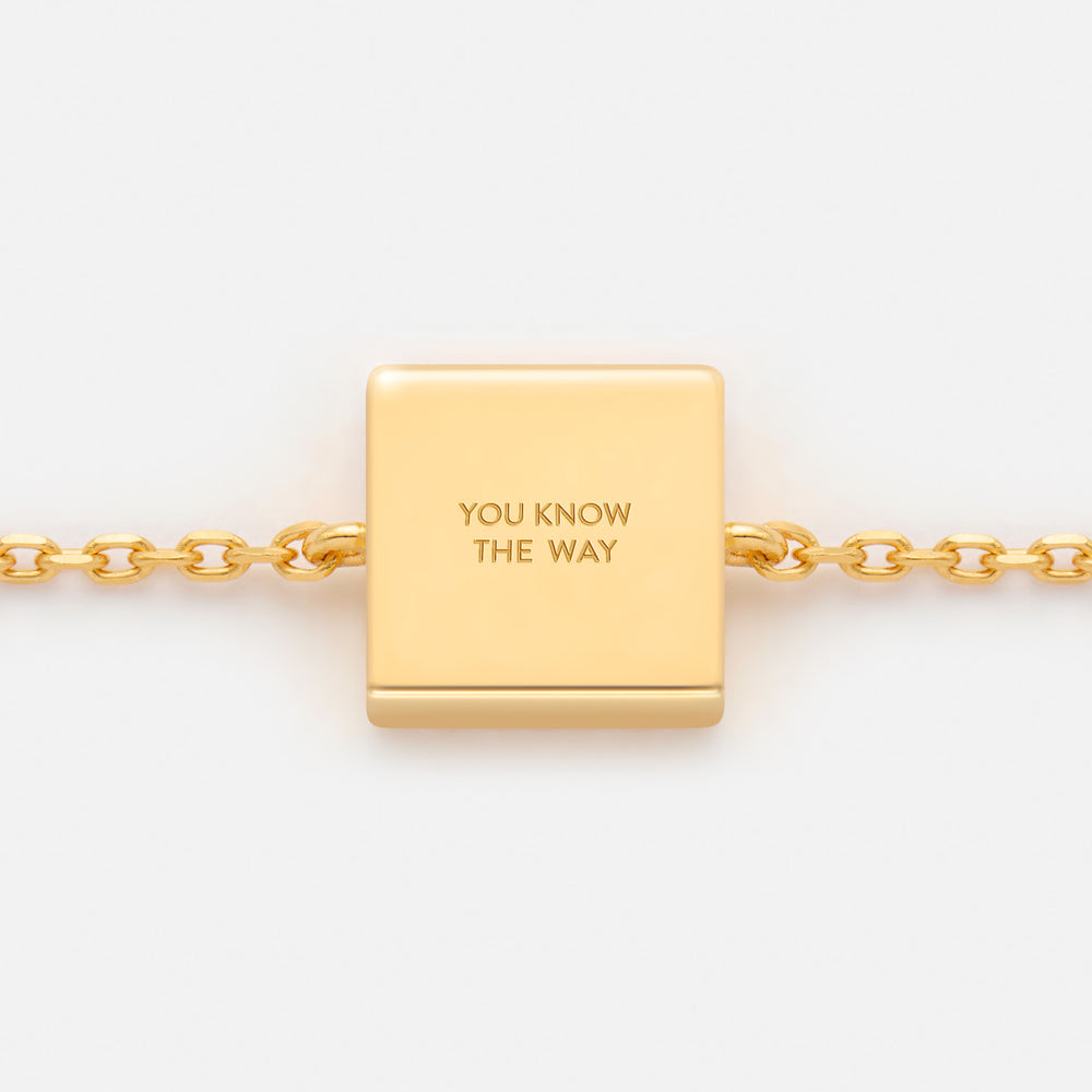 'YOU KNOW THE WAY' FIXED CHARM BRACELET