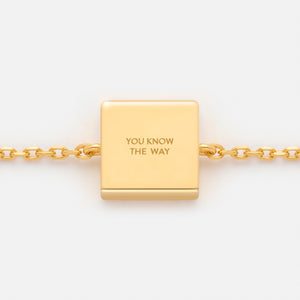 'YOU KNOW THE WAY' FIXED CHARM BRACELET