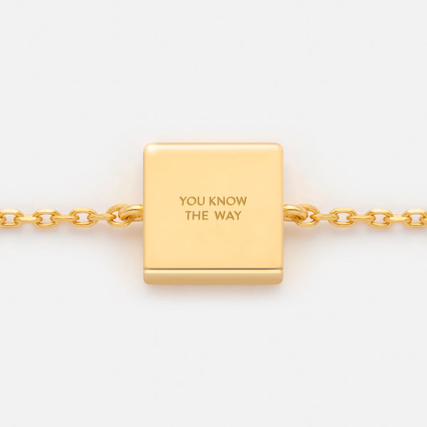 'YOU KNOW THE WAY' FIXED CHARM BRACELET
