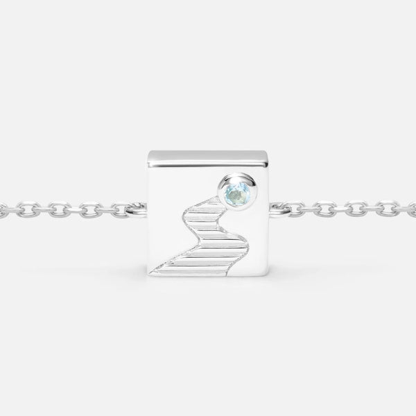 'YOU KNOW THE WAY' FIXED CHARM BRACELET (925 Sterling Silver)