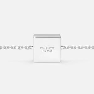 'YOU KNOW THE WAY' FIXED CHARM BRACELET (925 Sterling Silver)