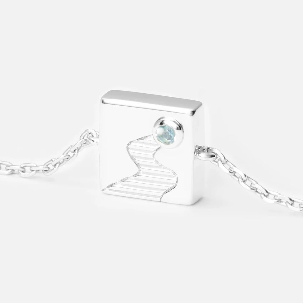 'YOU KNOW THE WAY' FIXED CHARM BRACELET (925 Sterling Silver)