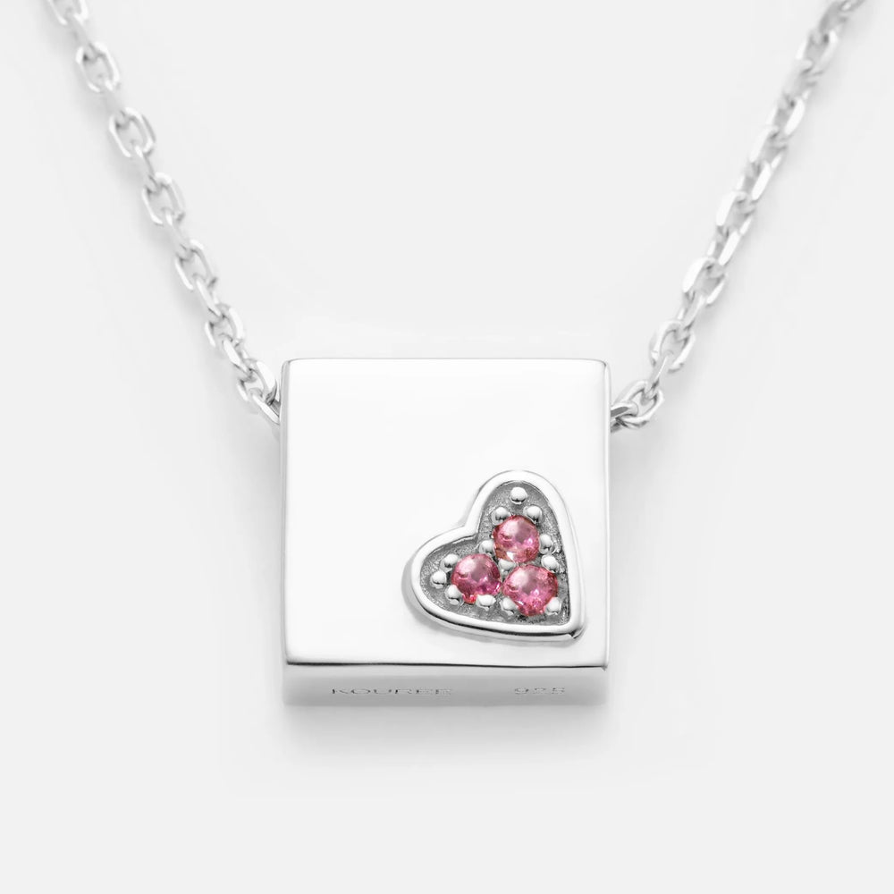 'GRATITUDE IS THE ATTITUDE' NECKLACE PENDANT CHARM & NECKLACE CHAIN (925 Sterling Silver)
