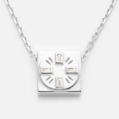 'TRUST IN THE TIMING' NECKLACE PENDANT CHARM