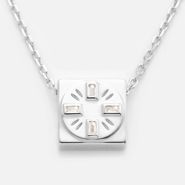 'TRUST IN THE TIMING' NECKLACE PENDANT CHARM