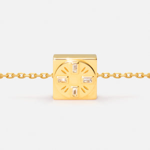 'TRUST IN THE TIMING' NECKLACE PENDANT CHARM