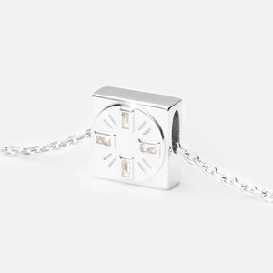 'TRUST IN THE TIMING' NECKLACE PENDANT CHARM