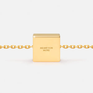'MEANT FOR MORE' NECKLACE PENDANT CHARM