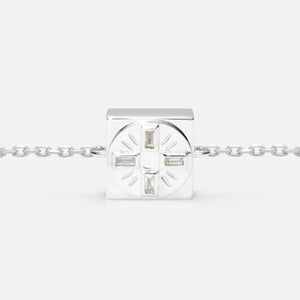 'TRUST IN THE TIMING' FIXED CHARM BRACELET (925 Sterling Silver)