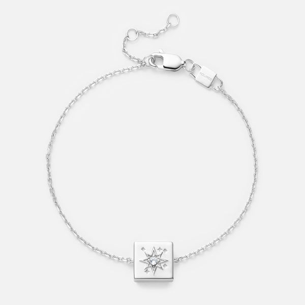 'ONE OF A KIND' FIXED CHARM BRACELET (925 Sterling Silver)