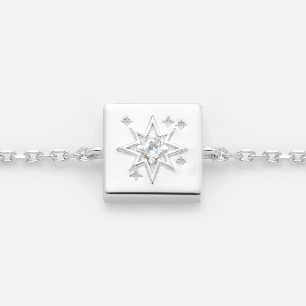 'ONE OF A KIND' FIXED CHARM BRACELET (925 Sterling Silver)