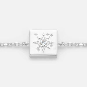 'ONE OF A KIND' FIXED CHARM BRACELET (925 Sterling Silver)