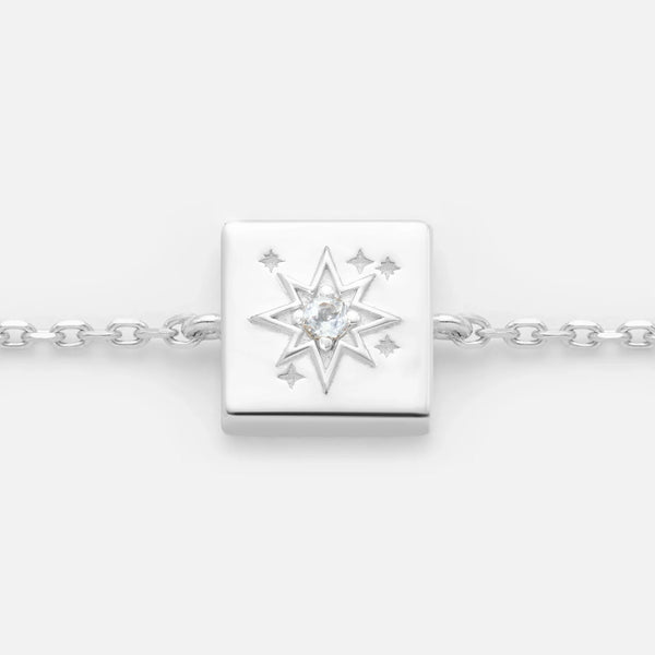 'ONE OF A KIND' FIXED CHARM BRACELET (925 Sterling Silver)
