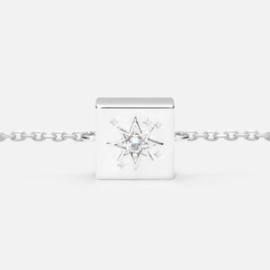 'ONE OF A KIND' FIXED CHARM BRACELET (925 Sterling Silver)