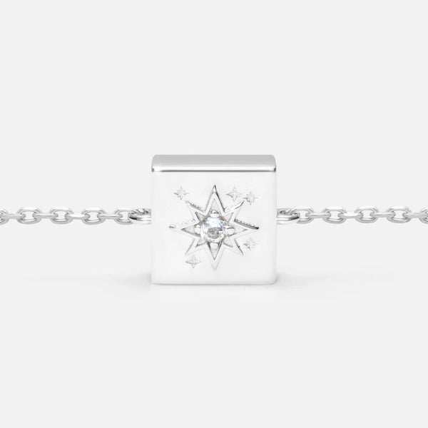 'ONE OF A KIND' FIXED CHARM BRACELET (925 Sterling Silver)
