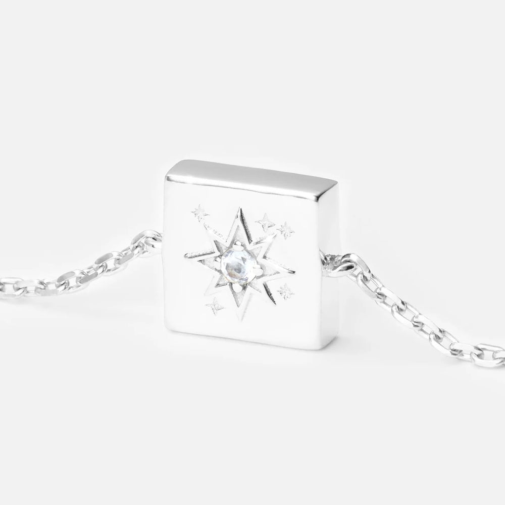 'ONE OF A KIND' FIXED CHARM BRACELET (925 Sterling Silver)