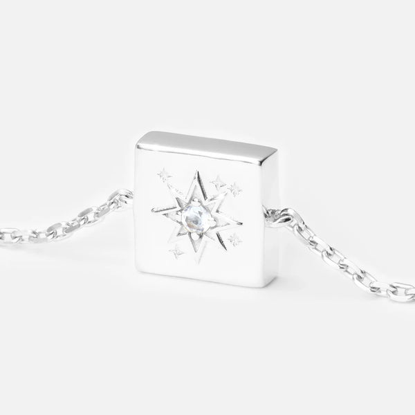 'ONE OF A KIND' FIXED CHARM BRACELET (925 Sterling Silver)