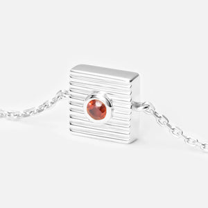 'BRAVER THAN YOU THINK' FIXED CHARM BRACELET (925 Sterling Silver)