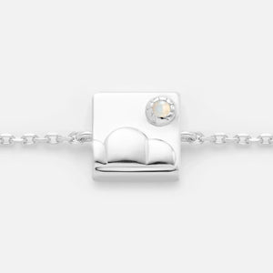 'LET IT GO CHARM' FIXED CHARM BRACELET (925 Sterling Silver)