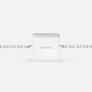 'LET IT GO CHARM' FIXED CHARM BRACELET (925 Sterling Silver)