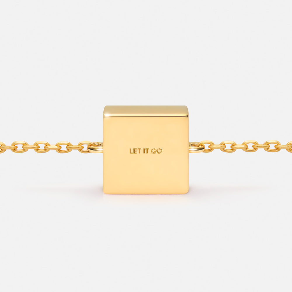 'LET IT GO' CHARM NECKLACE PENDANT CHARM