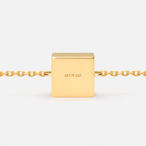 'LET IT GO' CHARM NECKLACE PENDANT CHARM