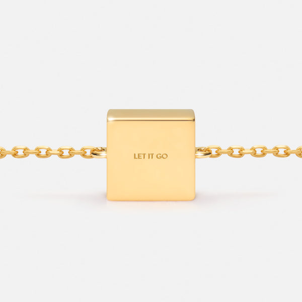 'LET IT GO' CHARM NECKLACE PENDANT CHARM
