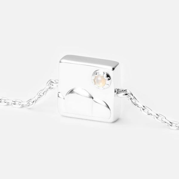 'LET IT GO CHARM' FIXED CHARM BRACELET (925 Sterling Silver)