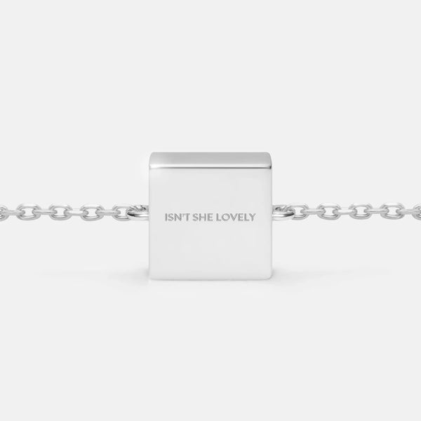 ISN'T SHE LOVELY  FIXED CHARM BRACELET