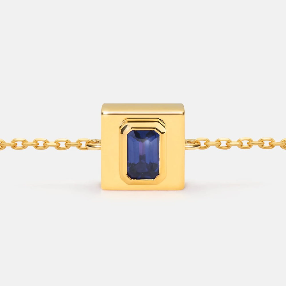 BABY BOY BLUE FIXED CHARM BRACELET