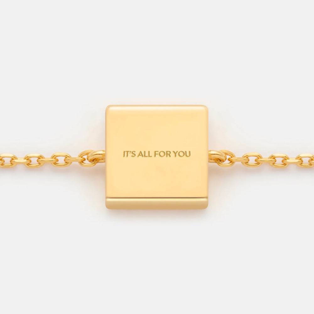 IT'S ALL FOR YOU  FIXED CHARM BRACELET