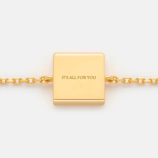 IT'S ALL FOR YOU  FIXED CHARM BRACELET