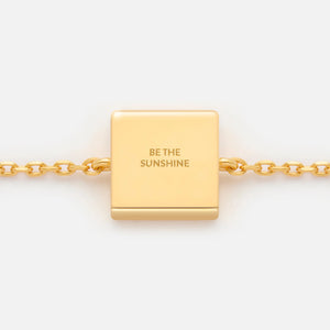 'BE THE SUNSHINE' FIXED CHARM BRACELET