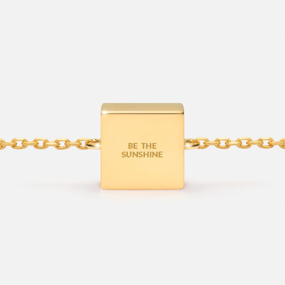 'BE THE SUNSHINE' FIXED CHARM BRACELET
