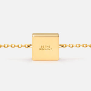 'BE THE SUNSHINE' FIXED CHARM BRACELET