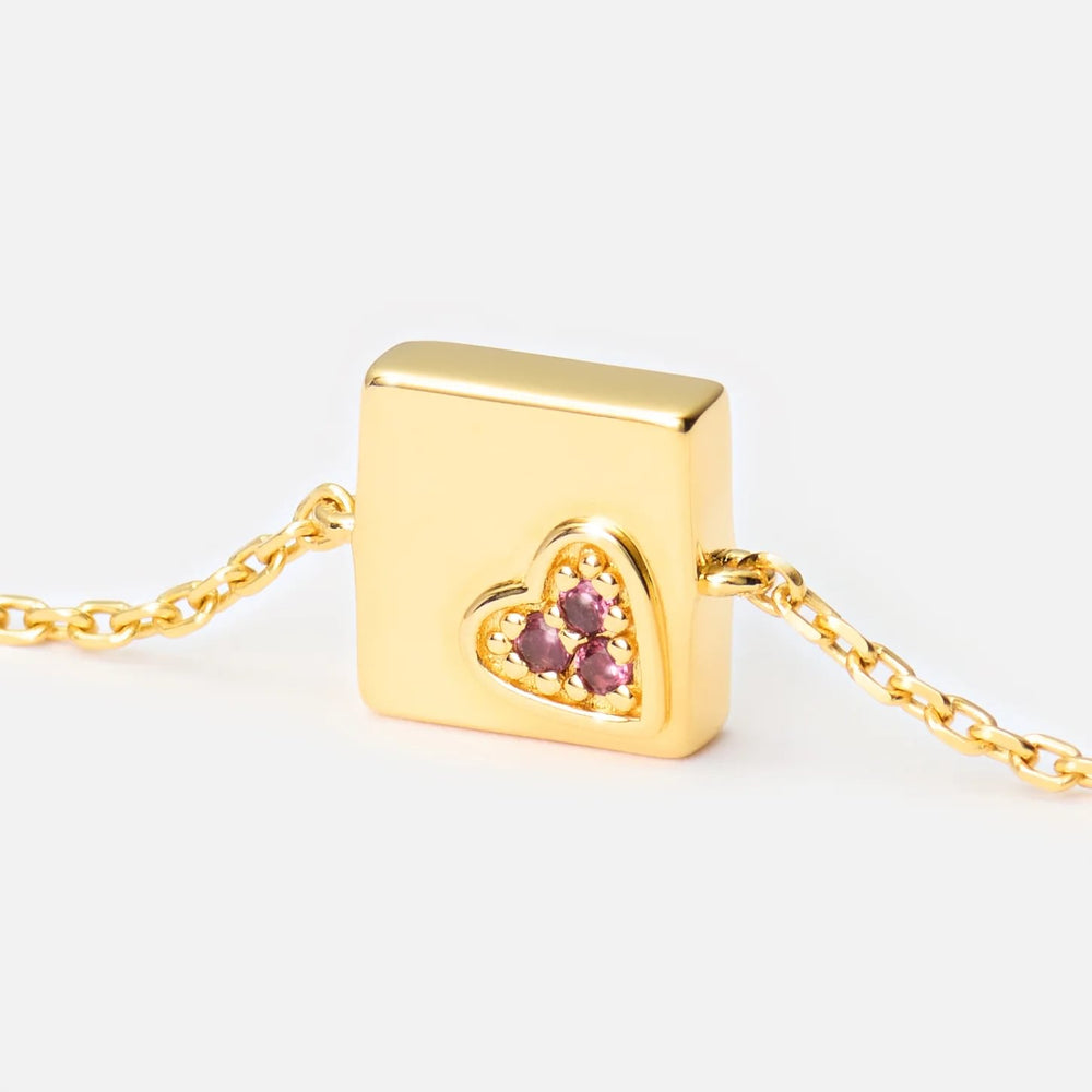 'GRATITUDE IS THE ATTITUDE' FIXED CHARM BRACELET