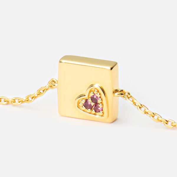 'GRATITUDE IS THE ATTITUDE' FIXED CHARM BRACELET