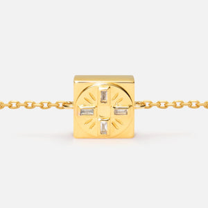 'TRUST IN THE TIMING' FIXED CHARM BRACELET