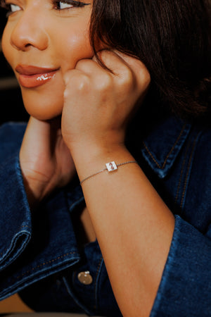 THIS TOO SHALL PASS FIXED CHARM BRACELET - (925 Sterling Silver)