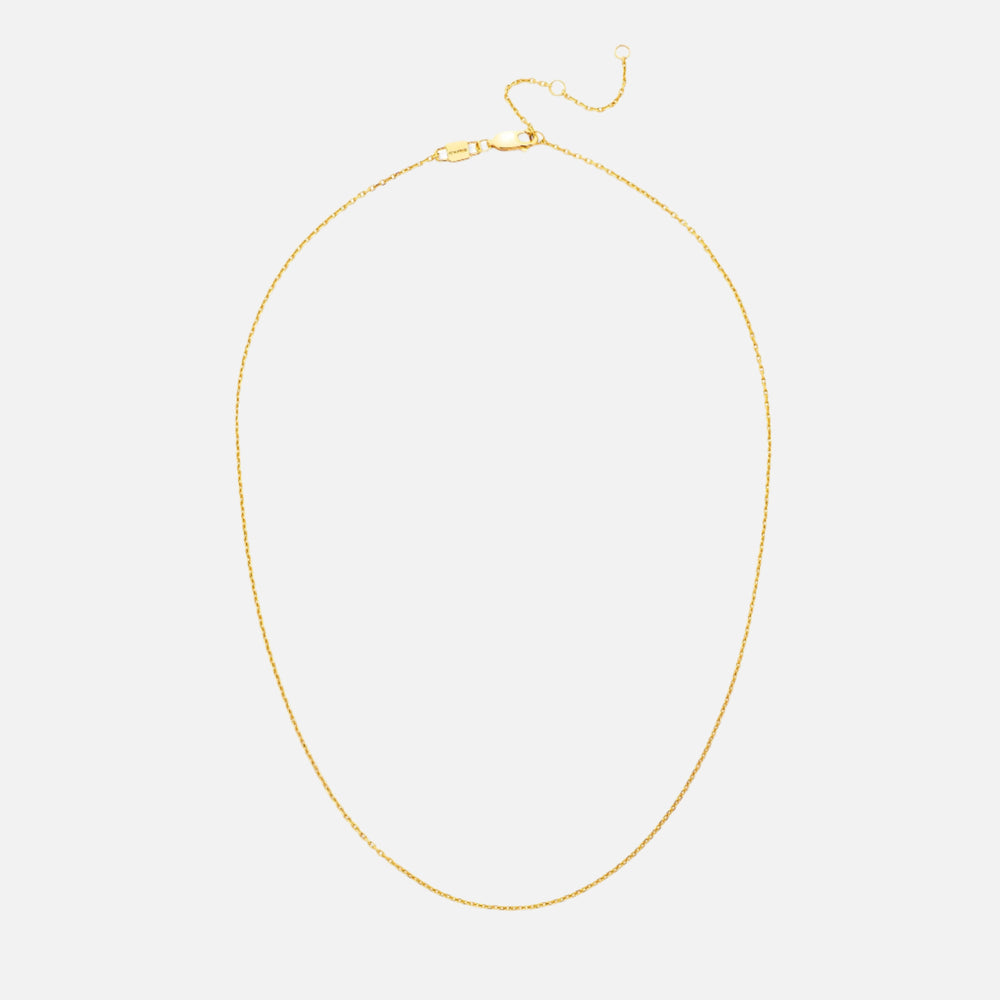 DIAMOND CUT CABLE CHAIN NECKLACE